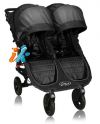 Детская трехколесная коляска премиум элит класса для двойни Baby Jogger City Mini GT Double Black/Gray 2012 Бэби Джоггер Сити Мини Джи Ти Дабл, цвет черный с серым, модная коляска для двойняшек, новинка 2012, американская коляска для двойни, сити мин